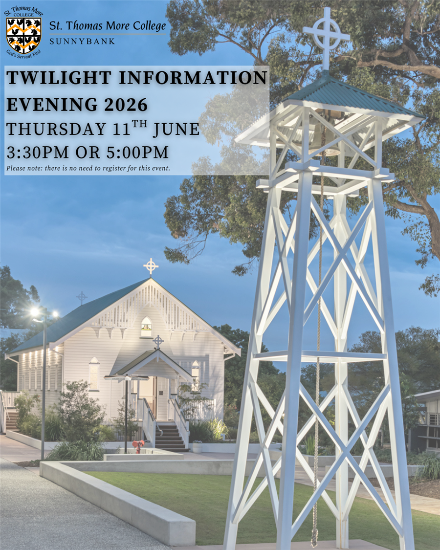 This is a flyer with our College Chapel with information about the Twilight Information Evening