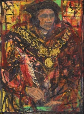 painted portrait of Saint Thomas More, representing faith, leadership and the college’s patron heritage