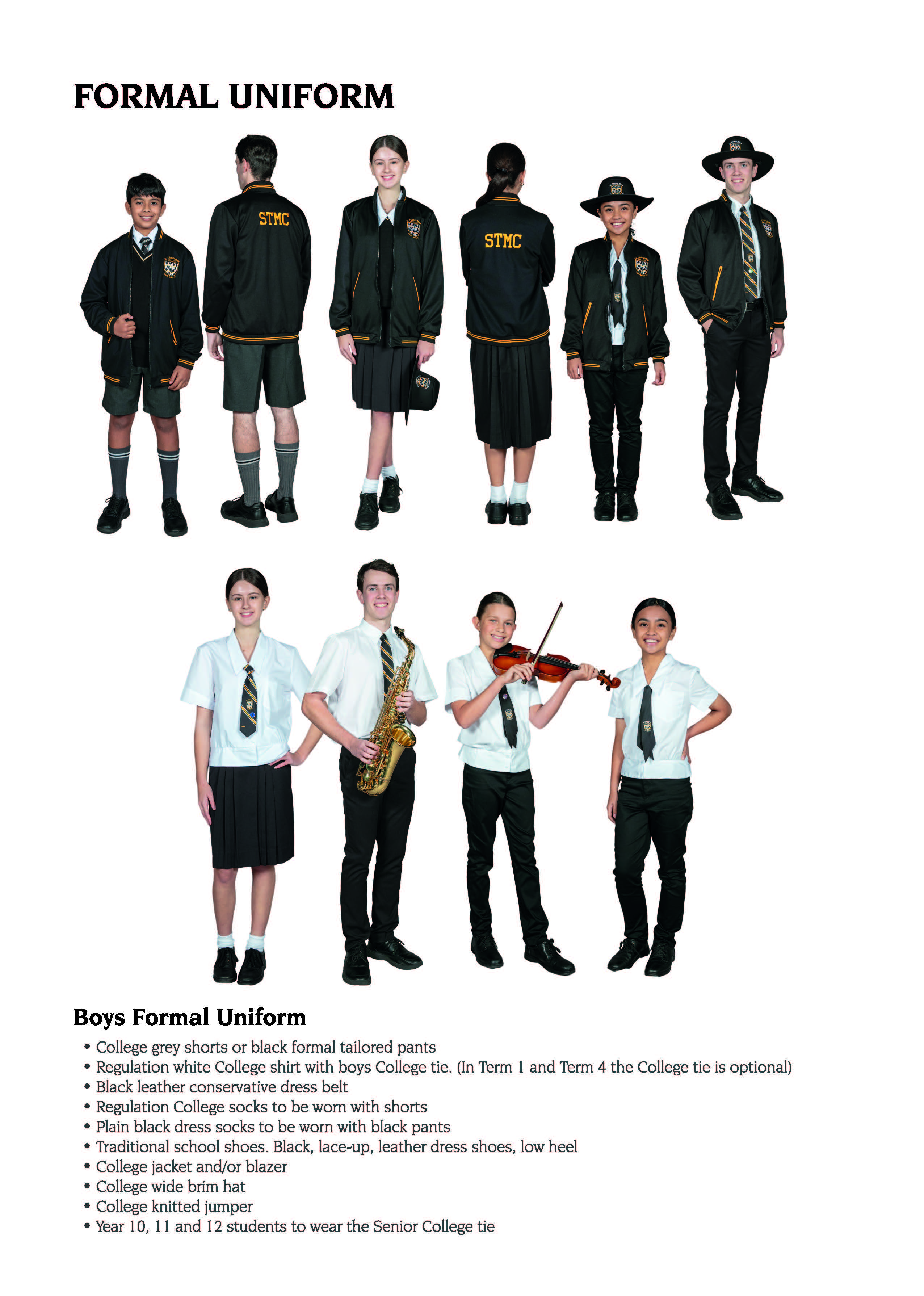 informational poster outlining grooming, jewellery and uniform expectations, representing school standards and personal presentation guidelines