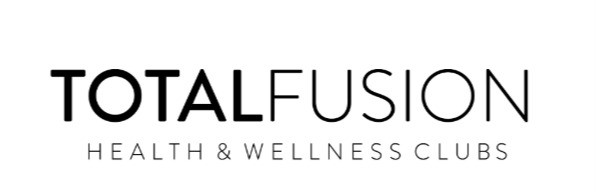 TotalFusion Health and Wellness Clubs logo, representing health, fitness and community partnership