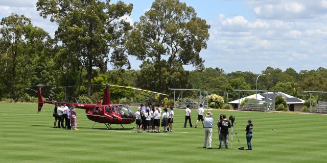 Helicopter on STMC Oval.jpg